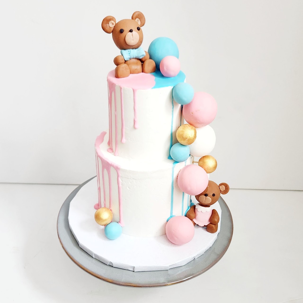 Teddy bear gender reveal · Teddy bear gender reveal