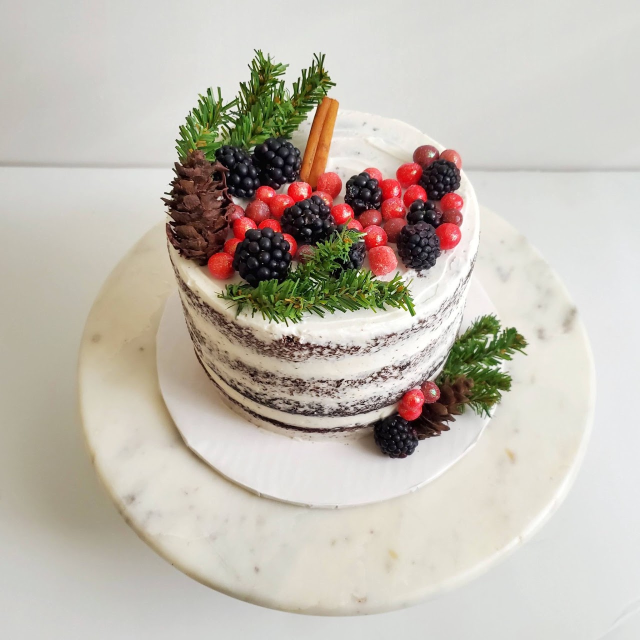 Rustic christmas cake · Rustic christmas cake